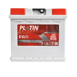 Акумулатор PLATIN Pro MF 50Ah 480A R+ | Ток Мото