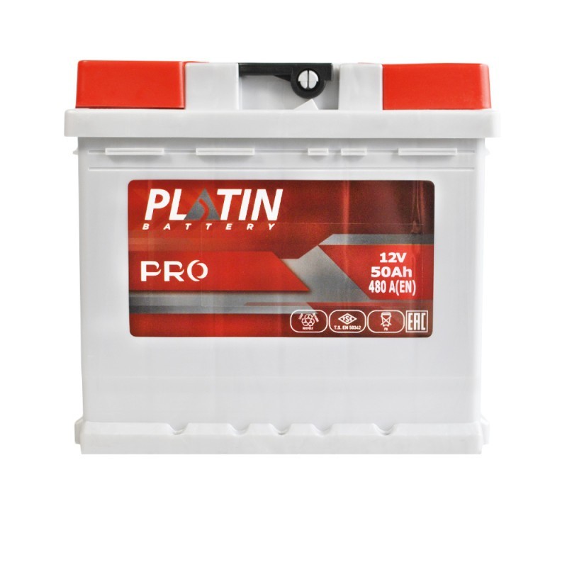 Акумулатор PLATIN Pro MF 50Ah 480A R+ | Ток Мото