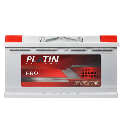 Акумулатор PLATIN Pro 100Ah 870A R+ | Ток Мото