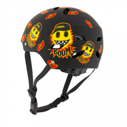 Детска вело каска O'NEAL DIRT LID EMOJI BLACK/YELLOW размер