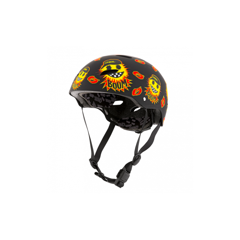 Детска вело каска O'NEAL DIRT LID EMOJI BLACK/YELLOW размер