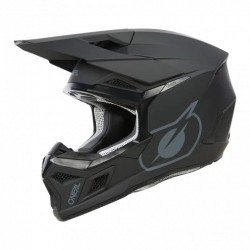 Детска мотокрос каска O'NEAL 3SERIES SOLID BLACK V.24
